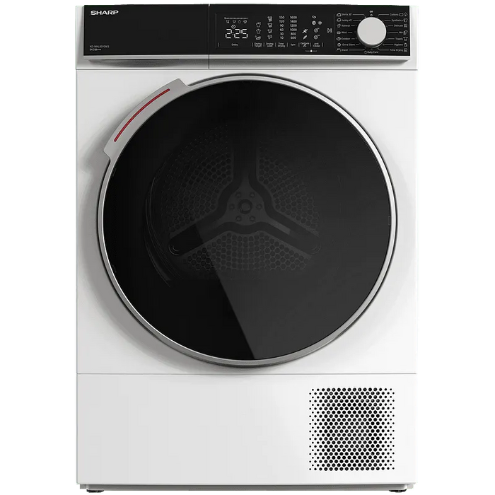 Dryer Sharp KD-NHL8S9GW3*** , 8 kg, C , C , White