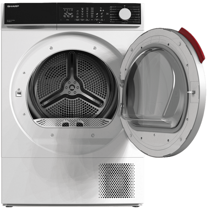 Dryer Sharp KD-NHL9S9GW4, 9 kg, C, White, C