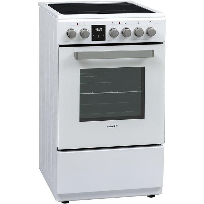 Cooker (electric) Sharp KF-56FVDT22WMK-EU, Ceramic, White