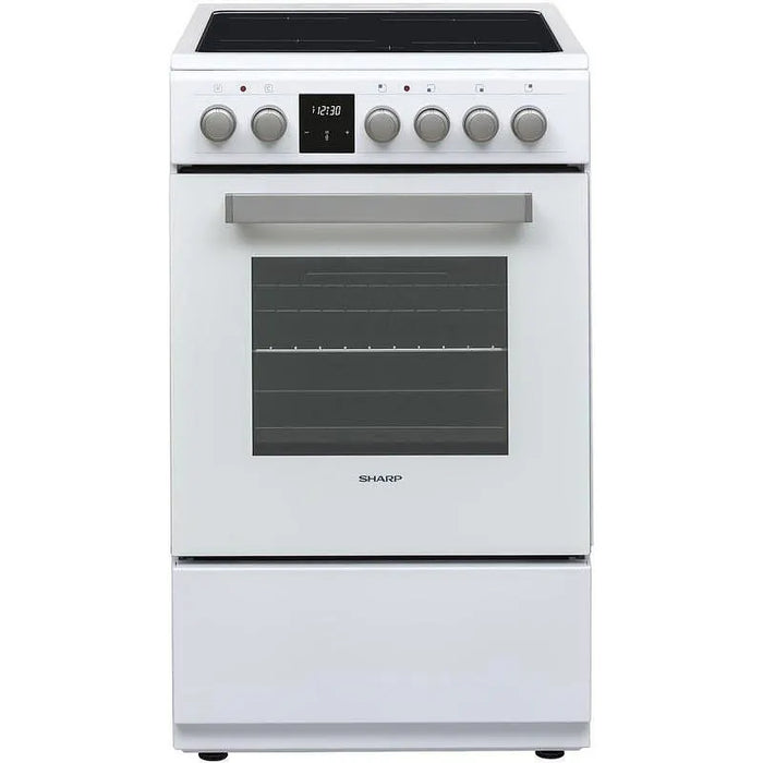 Electric cooker Sharp KF-56FVDT22WMK-EU, White, Ceramic