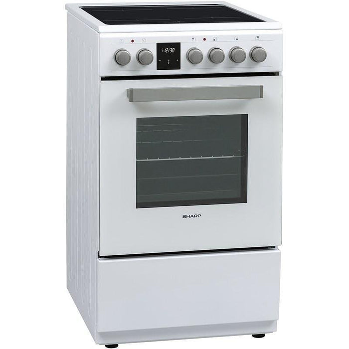 Electric cooker Sharp KF-56FVDT22WMK-EU, White, Ceramic