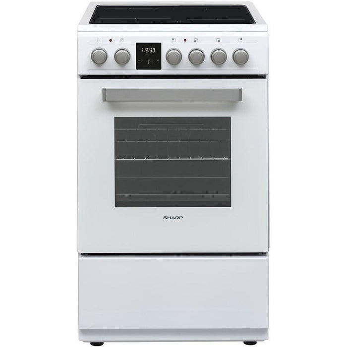 Cooker (electric) Sharp KF-56FVDT22WMK-EU, Ceramic, White