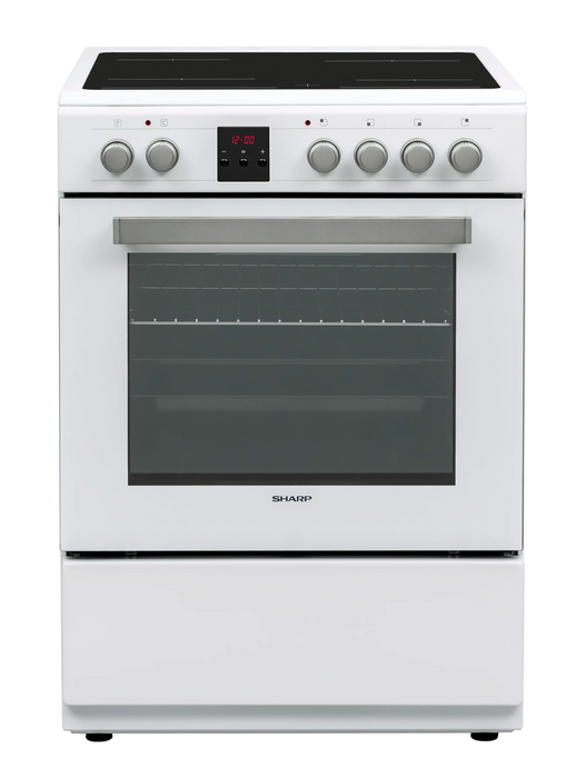 Cooker (electric) Sharp KF-76FVDD22WMK-CH, Ceramic, White