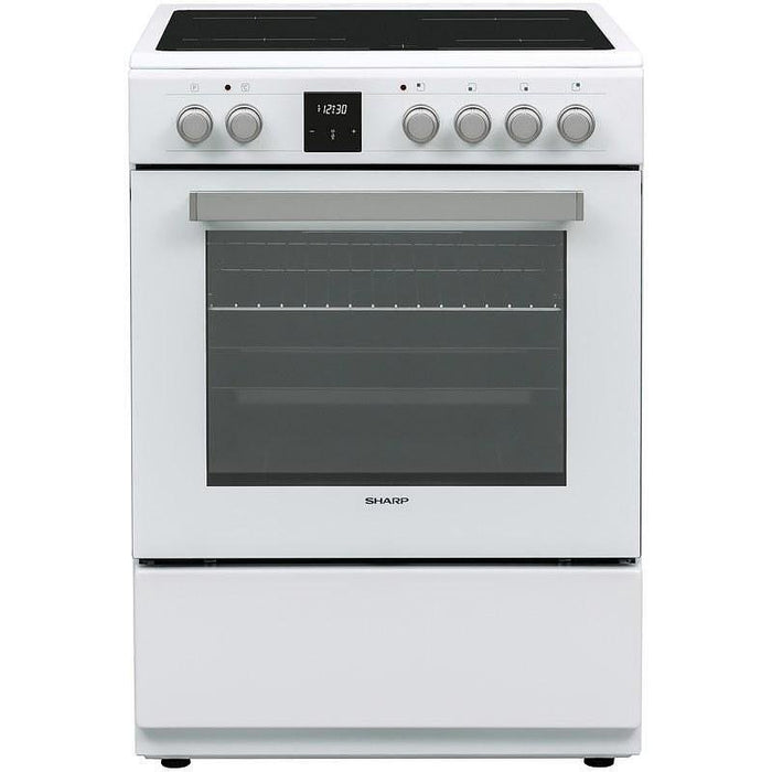 Electric cooker Sharp KF-76FVDT22WMK-EU, White, Ceramic