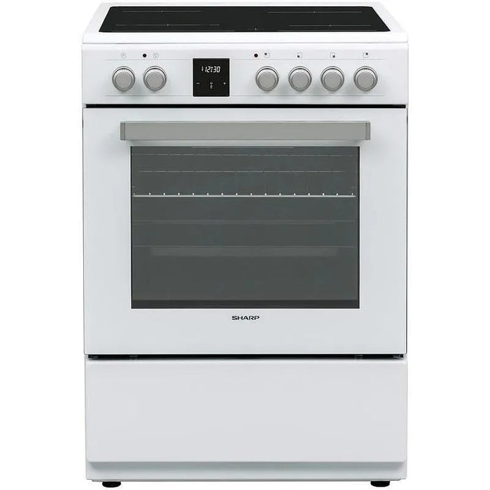 Electric cooker Sharp KF-76FVDT22WMK-EU, White, Ceramic