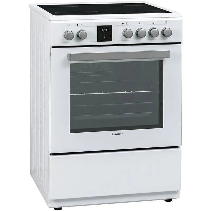 Electric cooker Sharp KF-76FVDT22WMK-EU, White, Ceramic