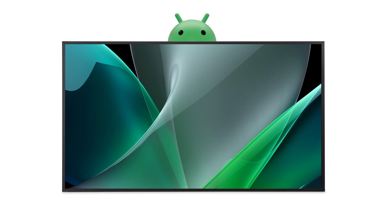 SHARP MultiSync ME752 widescreen display, 75", UHD, 450cd/m2, 25% haze, D-LED backlight, 18/7 proof, Android 13