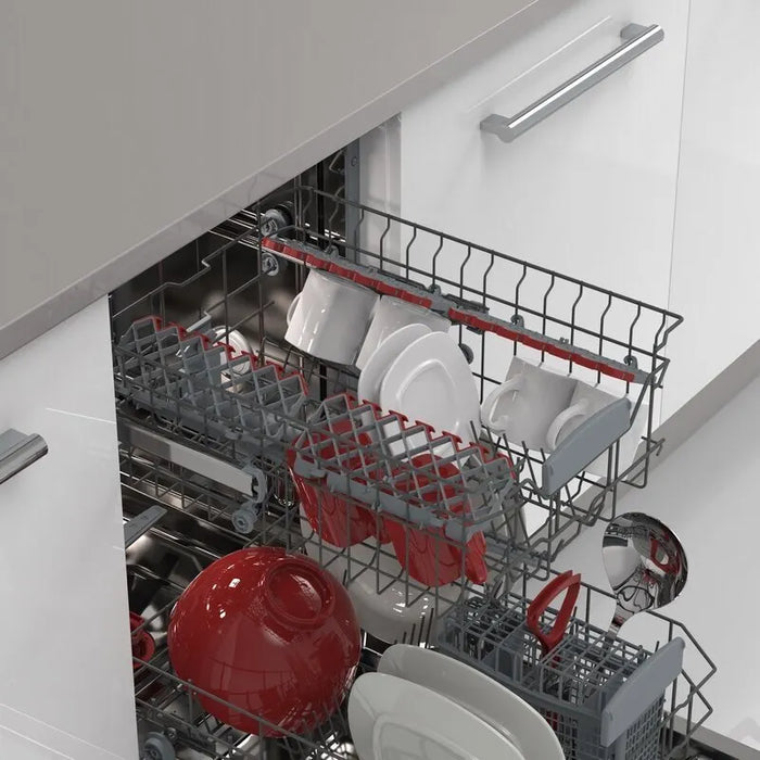 Built-in dishwasher Sharp QW-NS14I49EX, 10 place settings, 45 W, mm, E