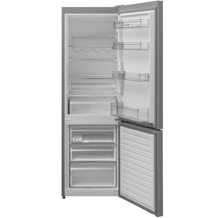 Refrigerator with freezer Sharp SJ-FBB04DTXLE , 268 l, E , Inox , Static