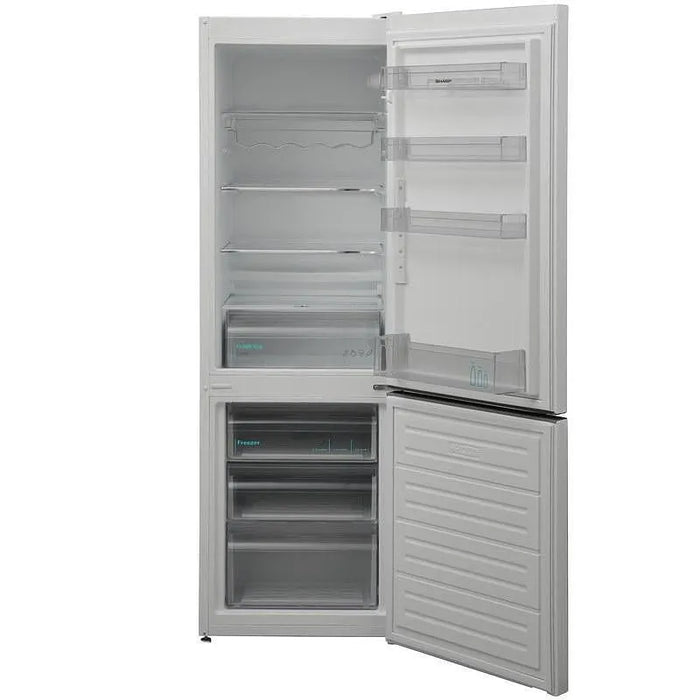 Refrigerator with freezer Sharp SJ-FBB04DTXWE , 268 l, E , White , Static