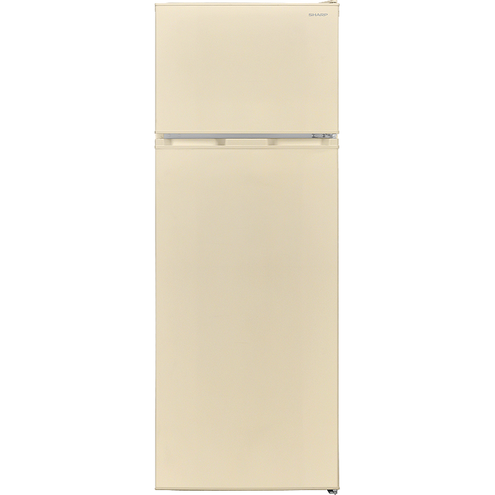 Refrigerator with top chamber Sharp SJ-FTB01ITXJE, 213 l, E, Beige, Static