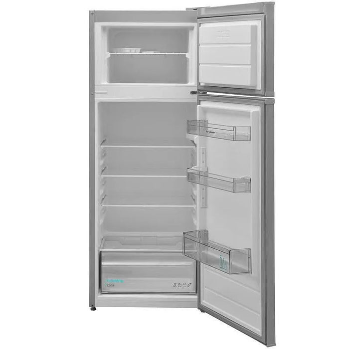 Refrigerator with top chamber Sharp SJ-FTB01ITXSE, 213 l, E, Gray, Static