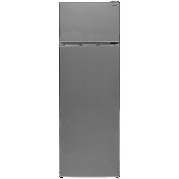 Refrigerator with top chamber Sharp SJ-FTB03ITXLE, 243 l, E, Inox, Static