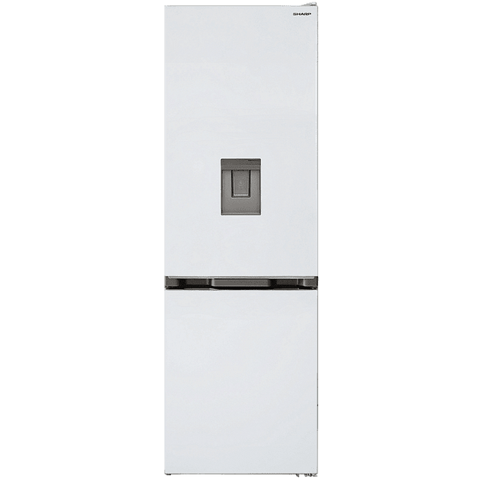 Refrigerator with freezer Sharp SJ-NBA21DMDWE , 331 l, E , No Frost , White