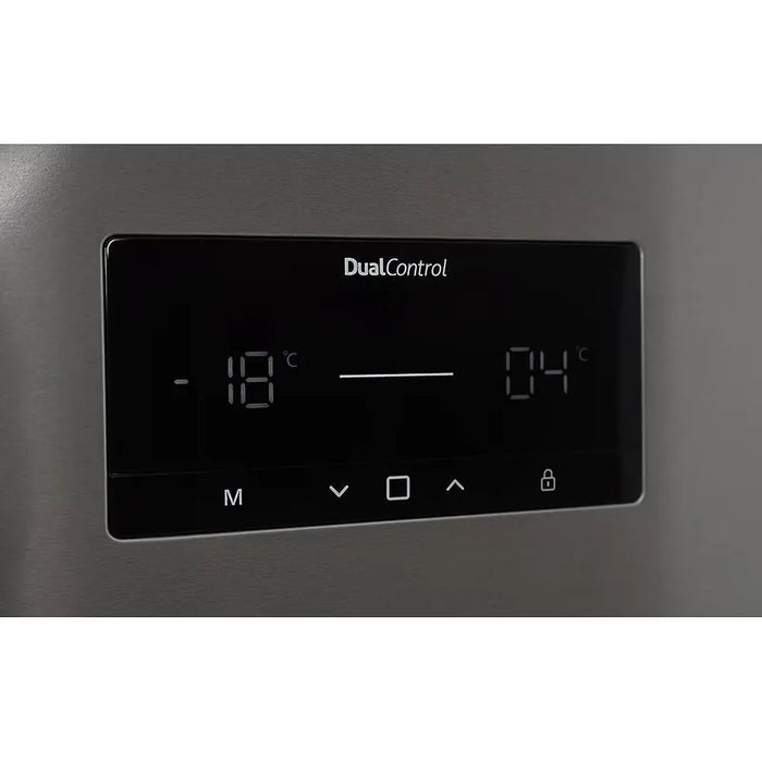 Refrigerator with top chamber Sharp SJ-NTA35CHDIE, 587 l, E, No Frost, Inox