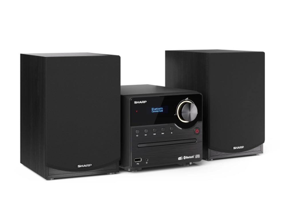 Sharp Audio Systems XL-B517D(BK), HI-FI MICRO SYSTEM, 45W total max po ...