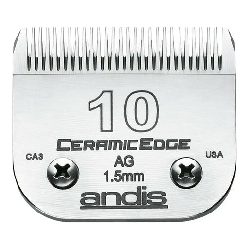 Shaving razor blades Andis 10 Ceramic Steel Chromed Dog - Домашни Животни<<<Дом Градина<<<BigBuy&&&Здраве и
