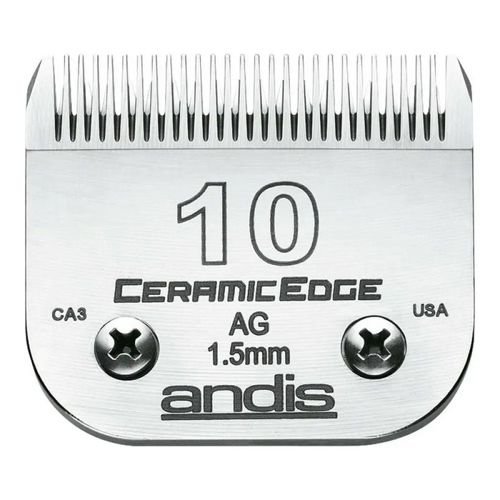 Shaving razor blades Andis 10 Ceramic Steel Chromed Dog - Домашни Животни<<<Дом Градина<<<BigBuy&&&Здраве и