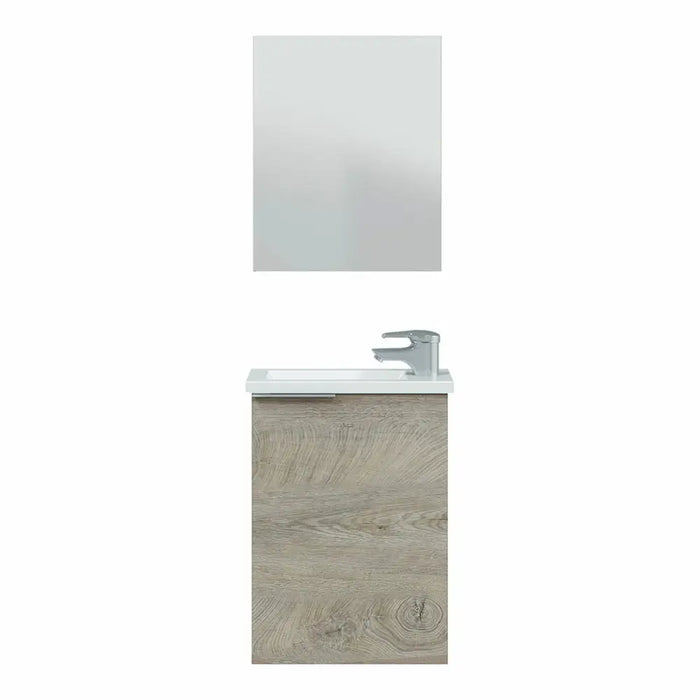 Shelf with hanger and mirror Forés Brown - Баня<<<Дом Градина<<<BigBuy&&&Аксесоари и кранчета<<<Баня<<<Дом