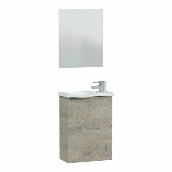 Shelf with hanger and mirror Forés Brown - Баня<<<Дом Градина<<<BigBuy&&&Аксесоари и кранчета<<<Баня<<<Дом