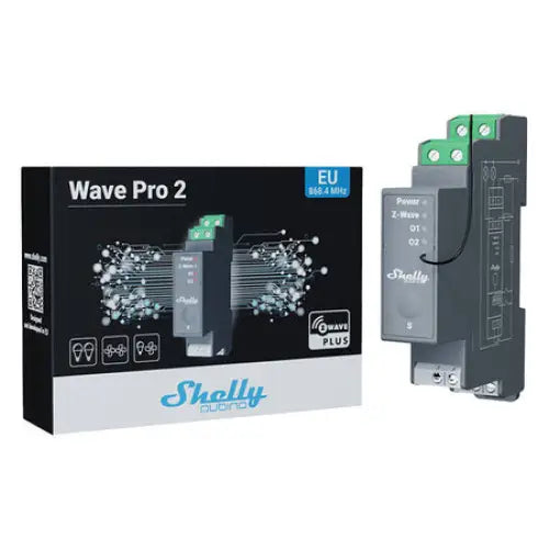 Shelly Qubino Pro 2 DIN rail Relay 2-channel Z-Wave - Smart controllers<<<Control devices<<<Smart