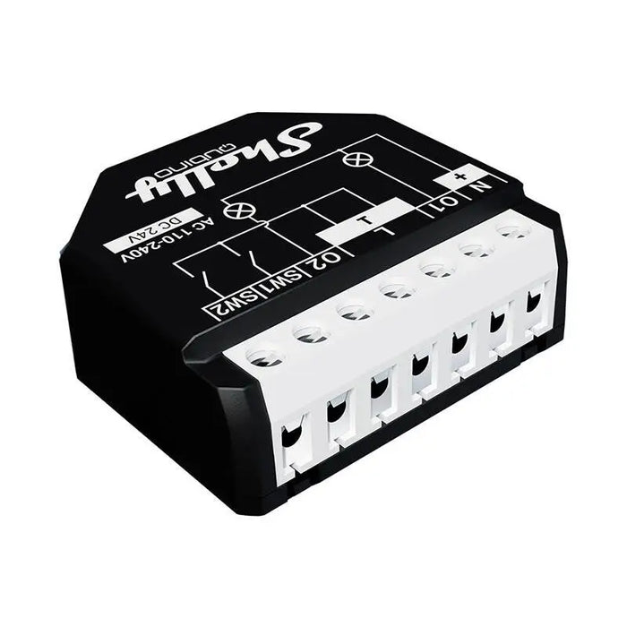 Shelly Qubino Wave2PM Controller 2-channel Z-Wave (Power measurement) - Smart controllers<<<Control devices<<<Smart