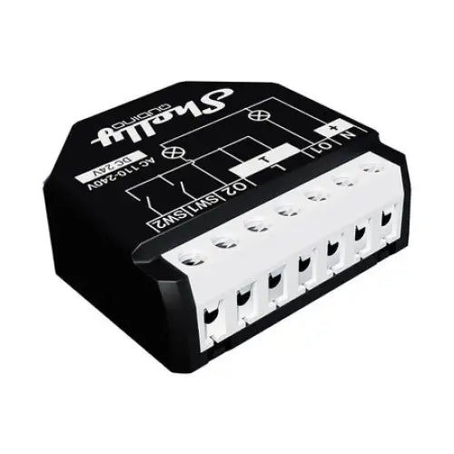 Shelly Qubino Wave2PM Controller 2-channel Z-Wave (Power measurement) - Smart controllers<<<Control devices<<<Smart