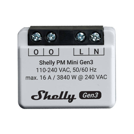 Shelly PM Mini Gen3 Controller, WiFi/Bluetooth