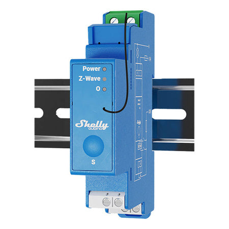 Shelly Qubino Pro 1 DIN rail Relay, 1-channel, Z-Wave