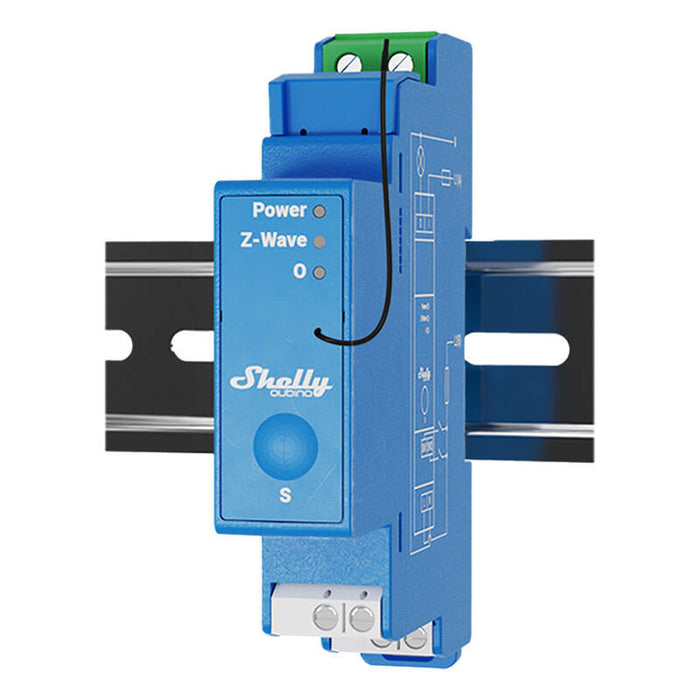 Shelly Qubino Pro 1 DIN rail Relay, 1-channel, Z-Wave