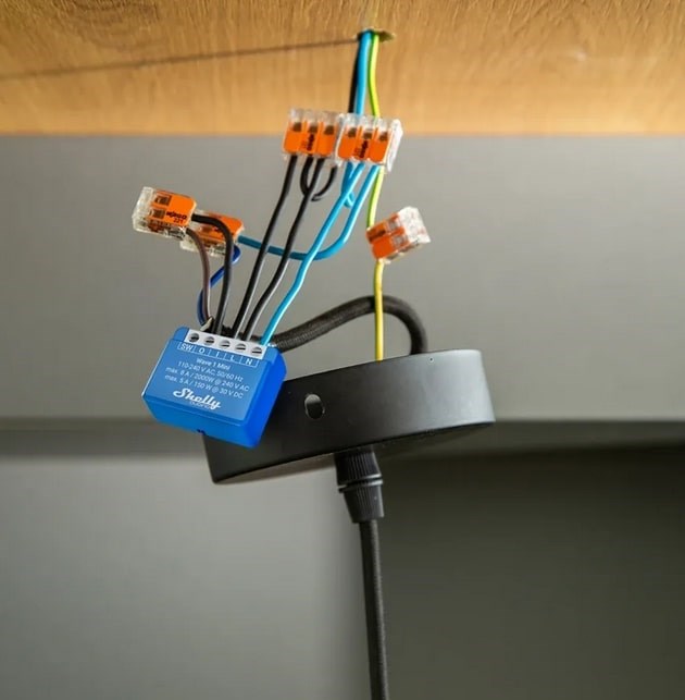 Shelly Qubino Wave 1 Mini LR Smart switch Z-Wave Blue