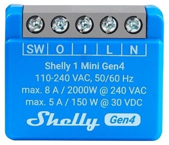 Shelly 1 Mini Gen4 Controller Zigbee/Matter