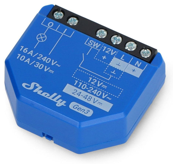 Shelly 1 Gen3 Controller, WiFi/Bluetooth