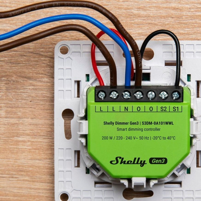 Shelly Dimmer Gen3 WiFi Light Controller