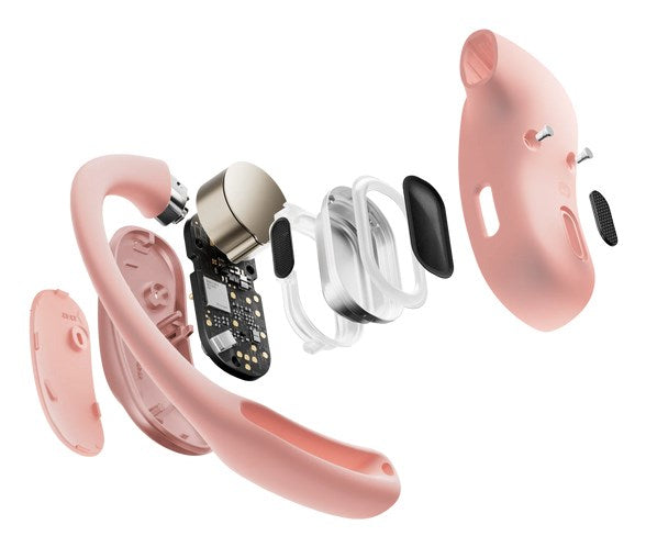 SHOKZ OpenFit Air Headset Wireless Ear-hook Calls/Music/Sport/Everyday Bluetooth Pink