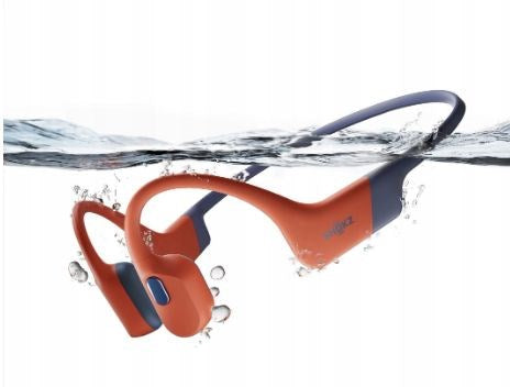Shokz OpenSwim Pro Red wireless bone conduction headphones