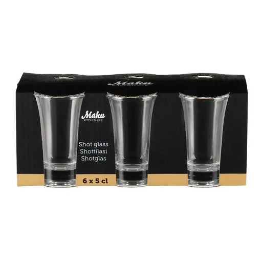 SHOT GLASSES 6 PCS 50 ML MAKU - Сервизи чаши и чинии<<<Домашни потреби<<<Кухня<<<Praktiker