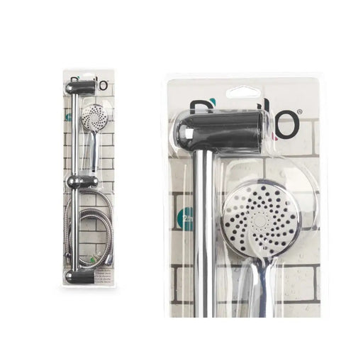 Shower Column Berilo White Silver Metal 9,8 x 23,5 x 9,8 cm - Баня<<<Дом Градина<<<BigBuy&&&Аксесоари и