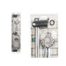 Shower Column Berilo White Silver Metal 9,8 x 23,5 x 9,8 cm - Баня<<<Дом Градина<<<BigBuy&&&Аксесоари и