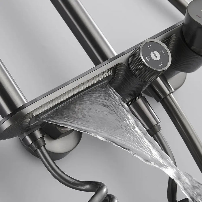 Shower Column Fontastock Grey Stainless steel ABS H 1/2’’ Mixer Tap - Баня<<<Дом Градина<<<BigBuy&&&Аксесоари и