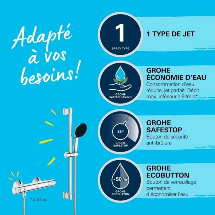 Shower Column Grohe Precision Start Plastic - Баня<<<Дом Градина<<<BigBuy&&&Аксесоари и кранчета<<<Баня<<<Дом