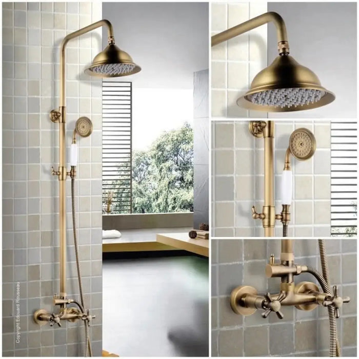 Shower Column Rousseau Bronze Stainless steel - Баня<<<Дом Градина<<<BigBuy&&&Аксесоари и кранчета<<<Баня<<<Дом
