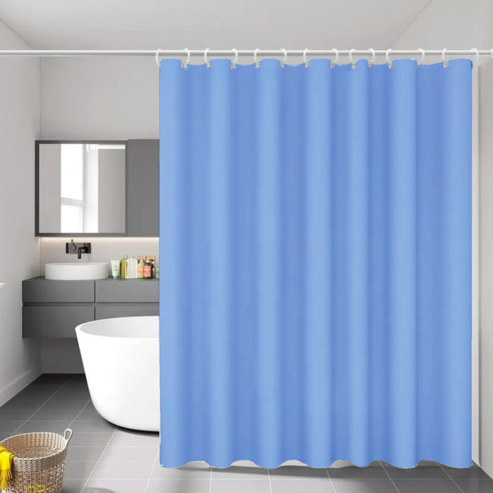 Shower Curtain Exma Blue PVC 140 x 180 cm - Баня<<<Дом Градина<<<BigBuy&&&Завеси и килими<<<Баня<<<Дом Градина<<<BigBuy
