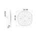 SHOWER PIT FOR STATIONARY SHOWER INTER CERAMIC 2312 - Aксесоари<<<Смесители и душове<<<Баня<<<Praktiker