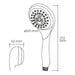 Shower Rose EDM 01344 ABS Modern Chromed 12 x 5,2 x 27,2 cm Multicolour - Баня<<<Дом Градина<<<BigBuy&&&Аксесоари и