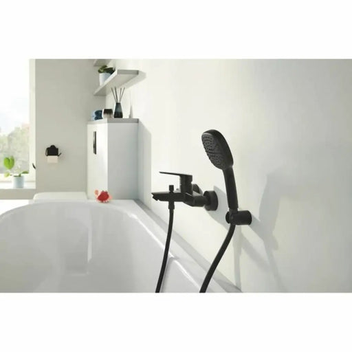 Shower Rose Grohe Black Matte back Silicone ABS - Баня<<<Дом Градина<<<BigBuy&&&Аксесоари и кранчета<<<Баня<<<Дом