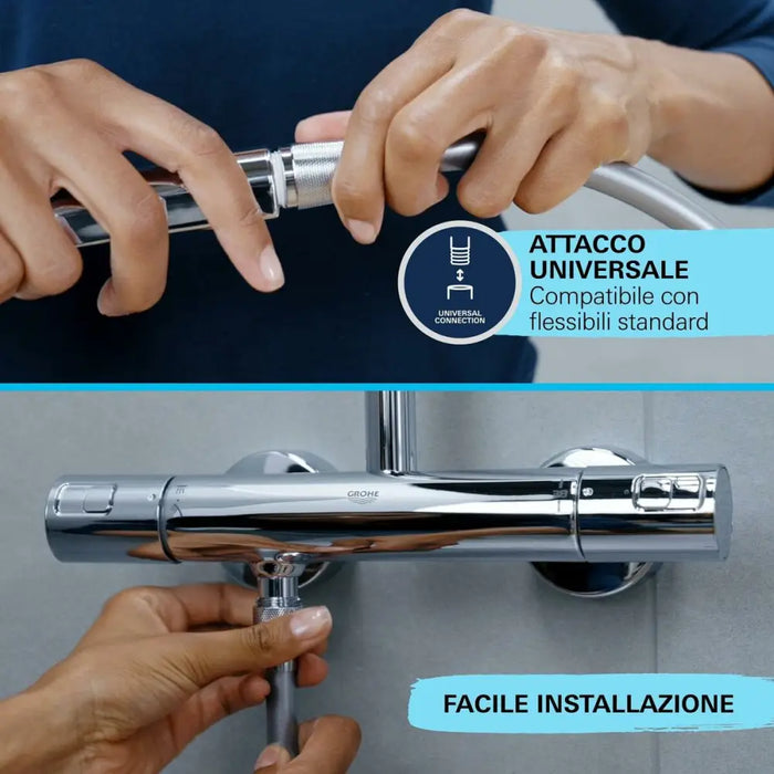 Shower Rose Grohe Metal - Аксесоари и кранчета<<<Баня<<<Дом Градина<<<BigBuy