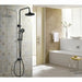 Shower Rose Rousseau HERA Black ABS - Аксесоари и кранчета<<<Баня<<<Дом Градина<<<BigBuy