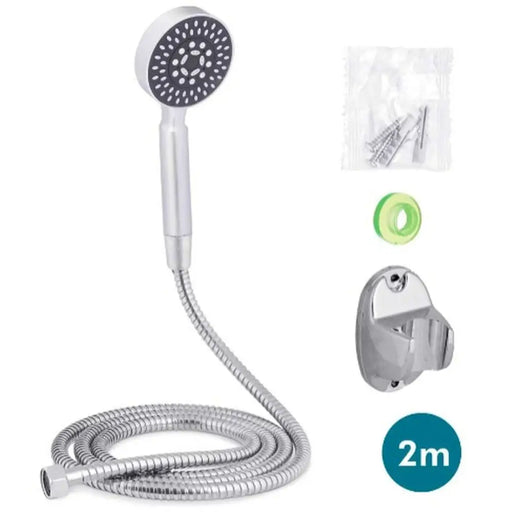 Shower Set Berilo Metal 2 m 14 x 4,5 x 24,5 cm (12 Units) - Аксесоари и кранчета<<<Баня<<<Дом Градина<<<BigBuy