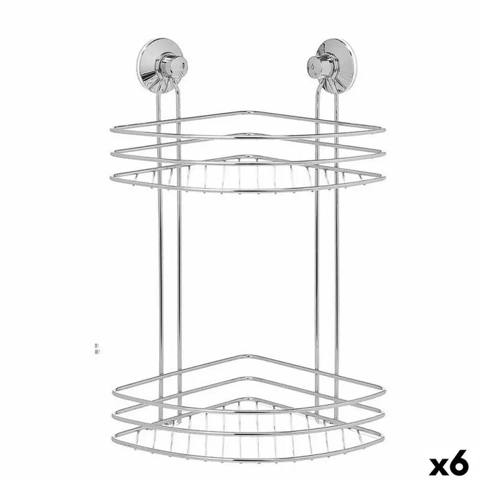 Shower Support Berilo Metal Steel ABS 26 x 39 x 19 cm (6 Units) - Баня<<<Дом Градина<<<BigBuy&&&Аксесоари и